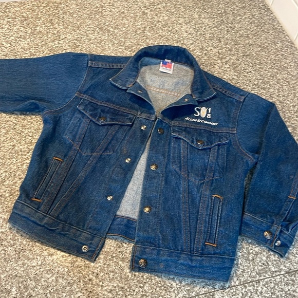 Vintage Crop Denim Jacket - Picture 1 of 4